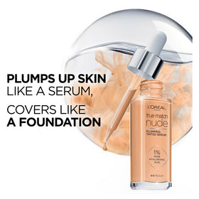 L'Oréal Paris True Match NUDE Plumping Tinted Serum - 6-7 Tan