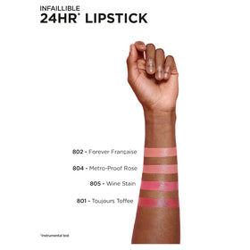 L'Oréal Paris Infaillible 2-Step 24H Lipstick - 801 Toujours Toffee (Parisian NUDE)