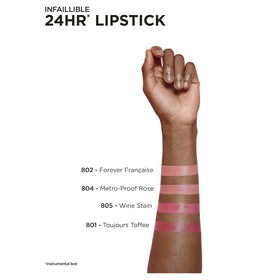 L'Oréal Paris Infaillible 2-Step 24H Lipstick - 804 Metro Proof Rose (Parisian NUDE)