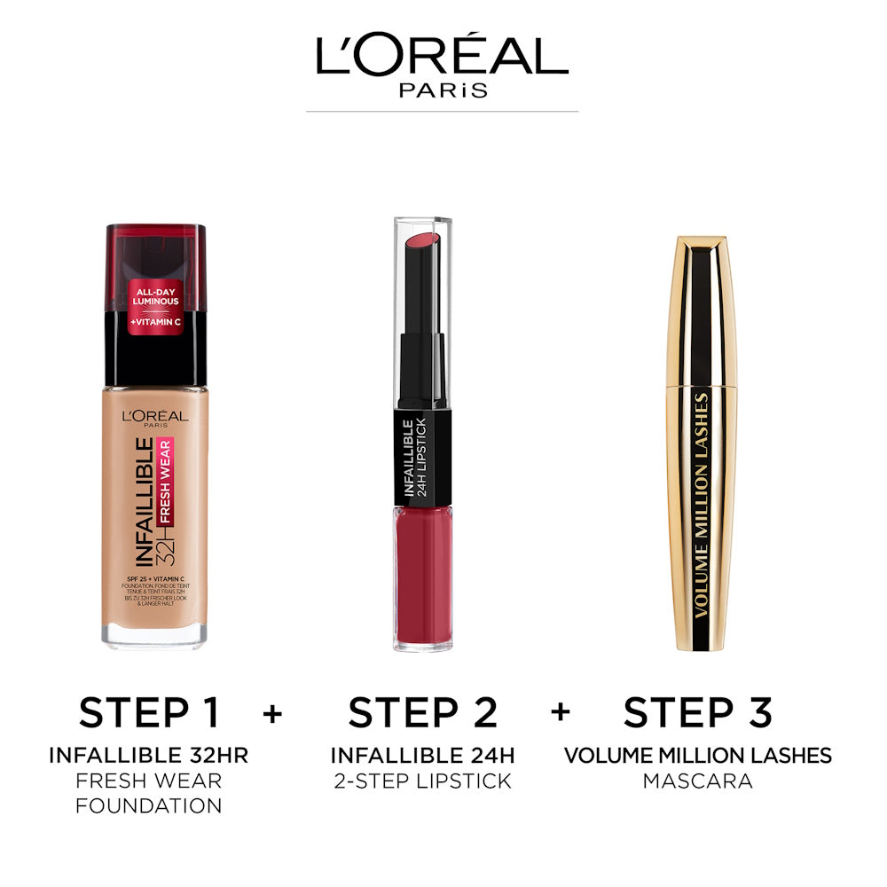 L'Oréal Paris INFAILLIBLE 2-Step 24H Lipstick - 502 Red to Stay