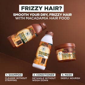 Garnier FRUCTIS Hair Food Smoothing Macadamia 390mL