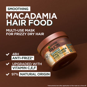 Garnier FRUCTIS Hair Food Smoothing Macadamia 390mL