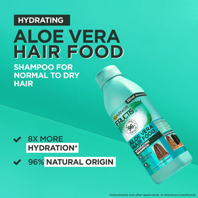 Garnier FRUCTIS Hydrating Aloe Vera Hair Food Shampoo 350mL