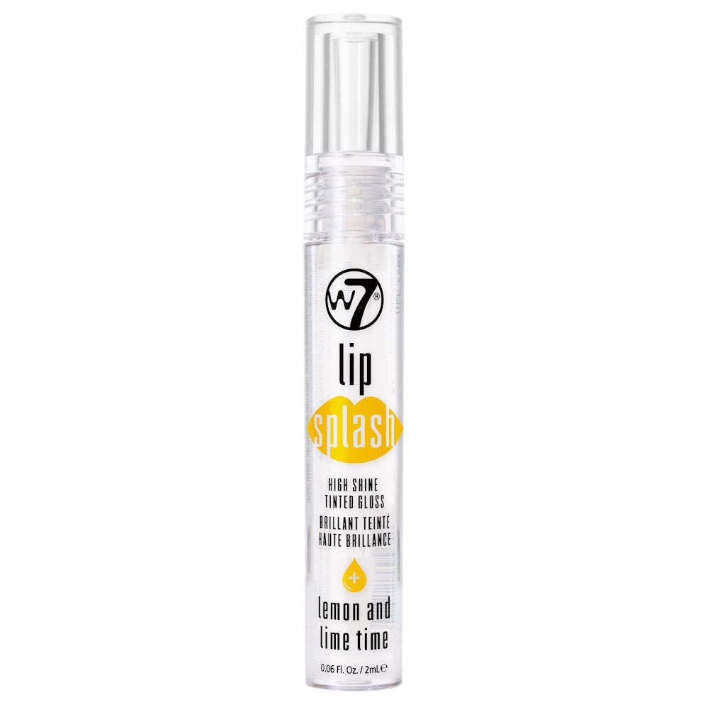 W7 Lip Splash High Shine Tinted Lip Gloss - Lemon and Lime Time