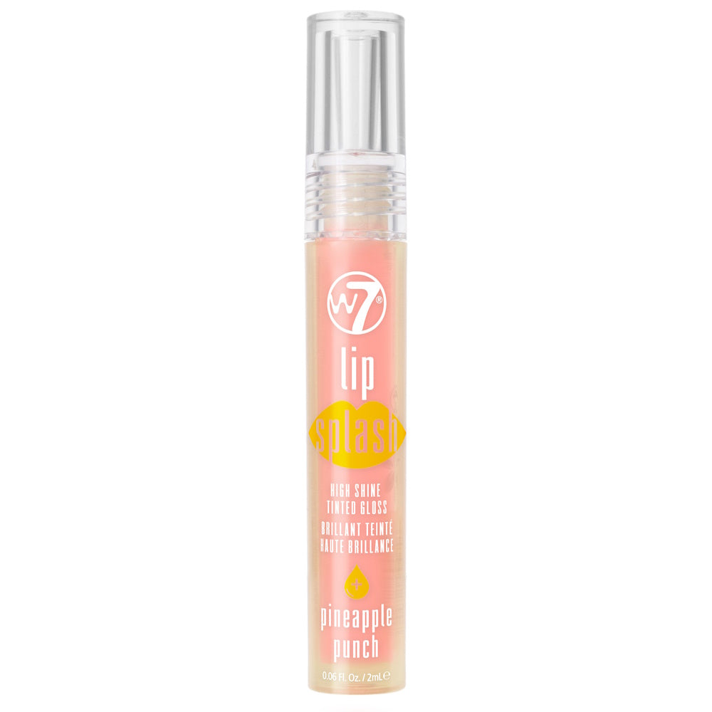 W7 Lip Splash High Shine Tinted Lip Gloss - Pineapple Punch