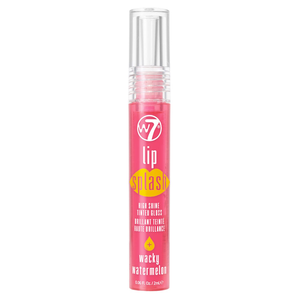 W7 Lip Splash High Shine Tinted Lip Gloss - Wacky Watermelon