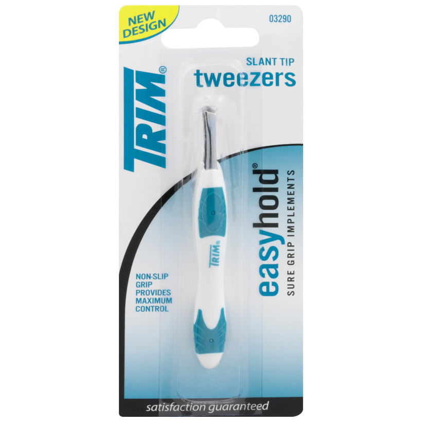 Trim Easy Hold Slant Tip Tweezers