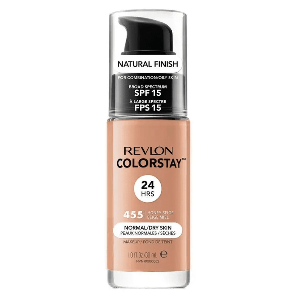 Revlon Colorstay Normal/Dry Skin Makeup Foundation Natural Finish - 455 Honey Beige