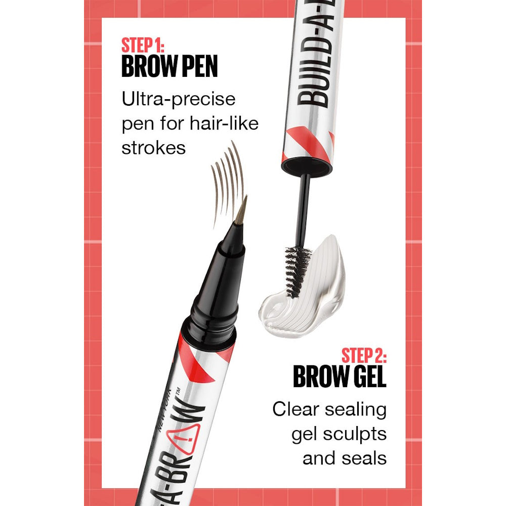 Maybelline BUILD A BROW - 257 Medium Brown