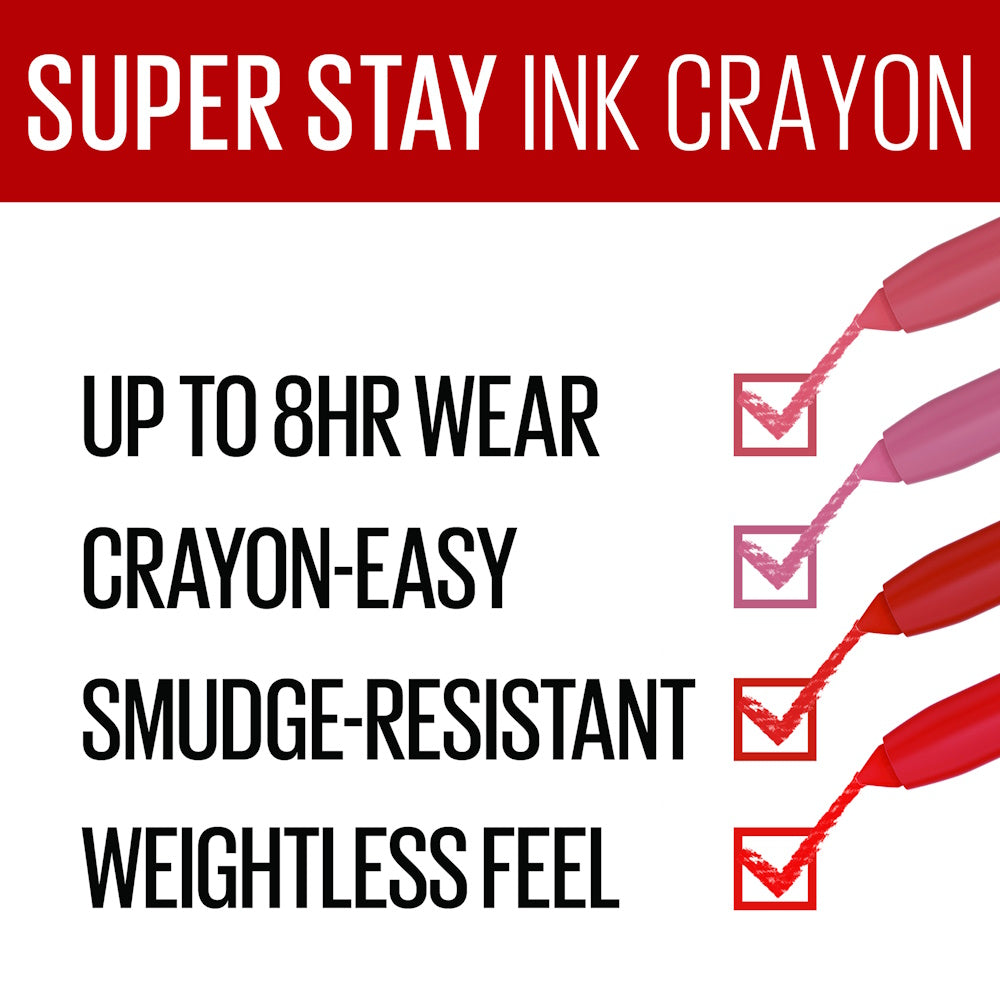 Maybelline SUPERSTAY INK CRAYON Lipstick - 110 Rise to the Top