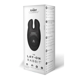 The Rabbit Company The Lay-On Rabbit Vibrator - Black