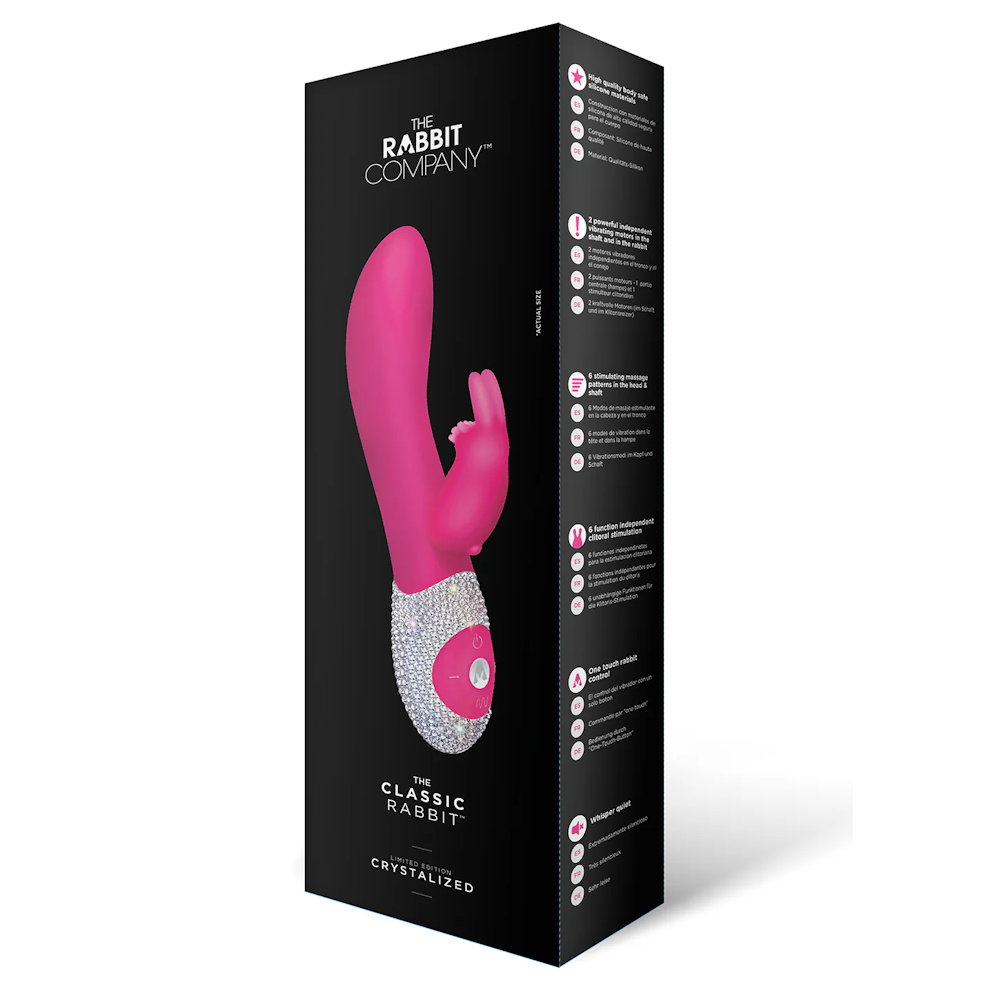 The Rabbit Company The Classic Rabbit Vibrator - Crystalized