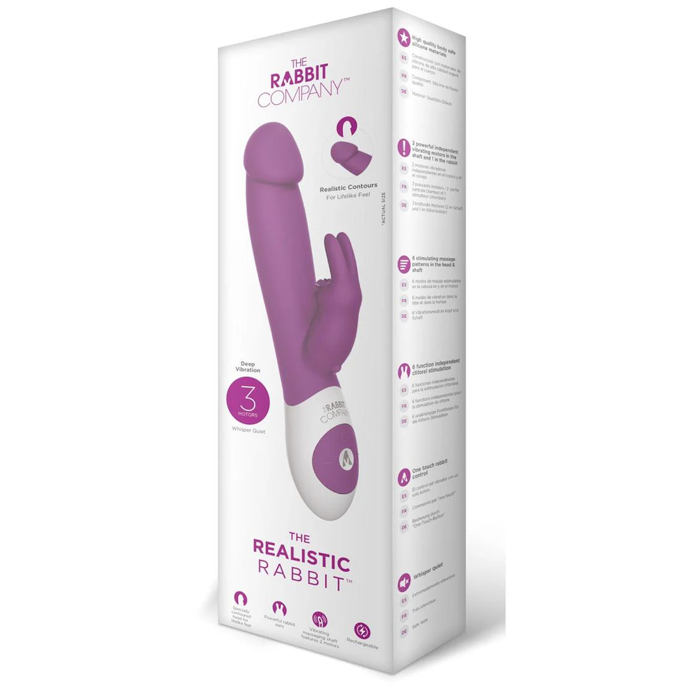 The Rabbit Company The Realistic Rabbit Vibrator - Rose