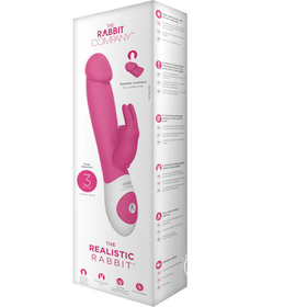 The Rabbit Company The Realistic Rabbit Vibrator - Hot Pink