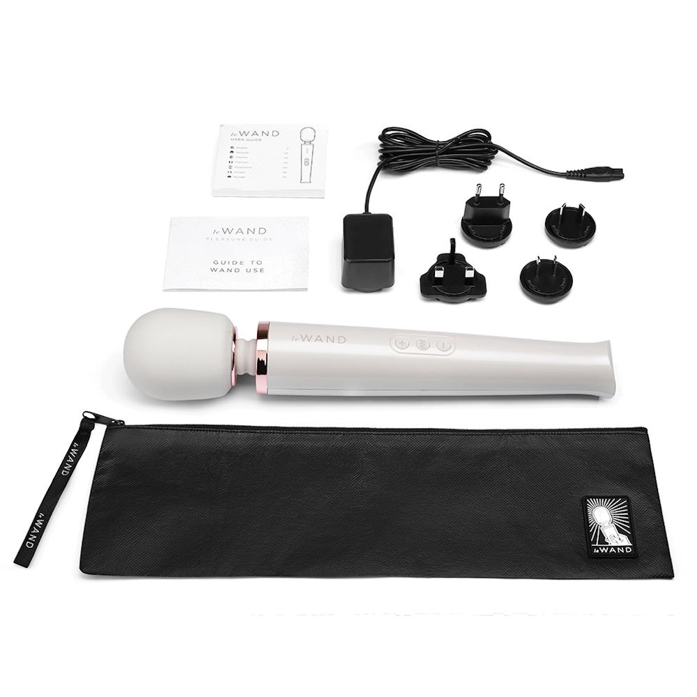 Le Wand Rechargeable Vibrating Massager - White