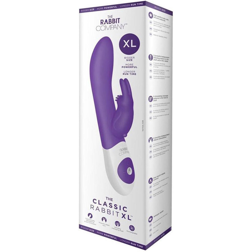 The Rabbit Company The Classic Rabbit XL Vibrator - Purple