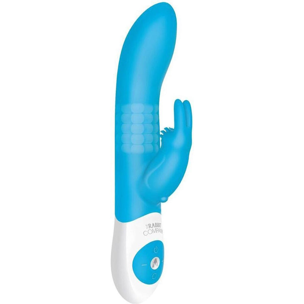 The Rabbit Company The Beaded Rabbit XL Vibrator - Aqua