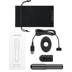 Le Wand Grand Bullet Vibrator - Black