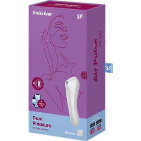 Satisfyer Dual Pleasure Air Pulse Vibrator - White