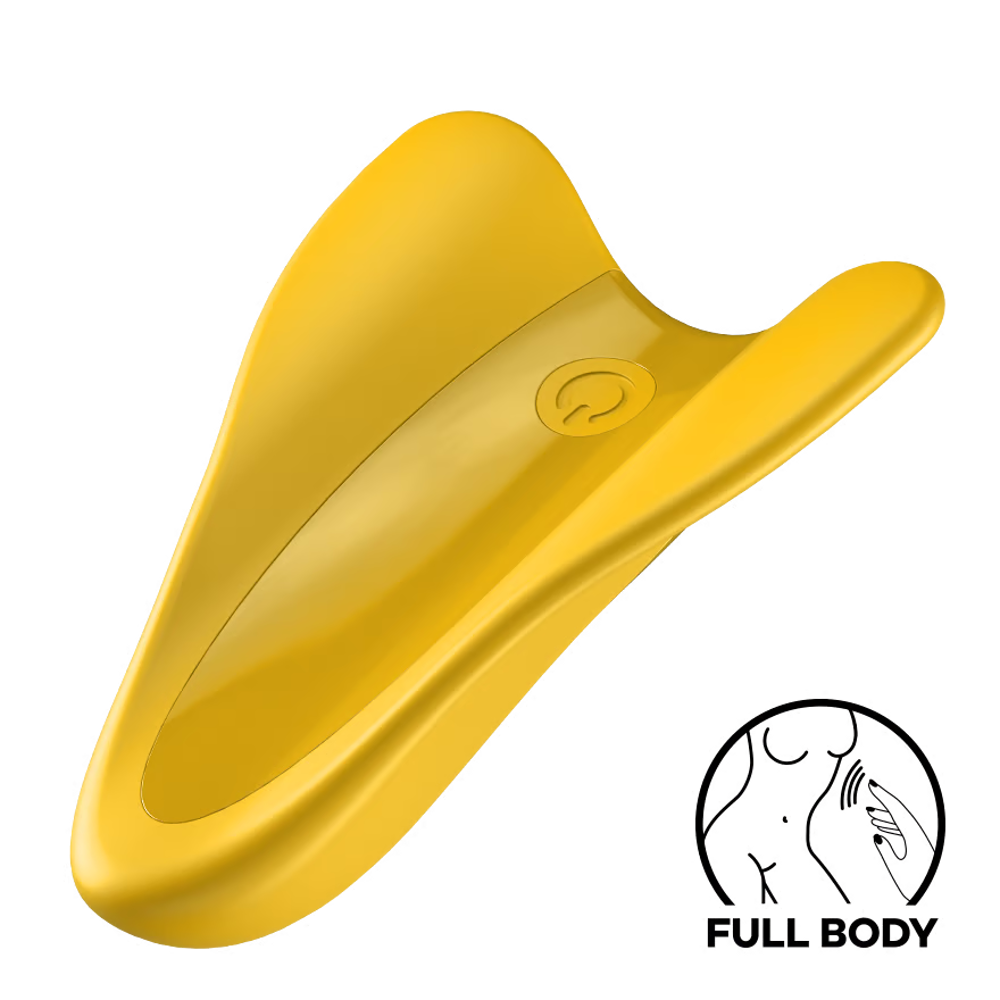 Satisfyer High Fly Finger Vibrator - Yellow