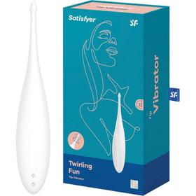 Satisfyer Twirling Fun Tip Vibrator - White