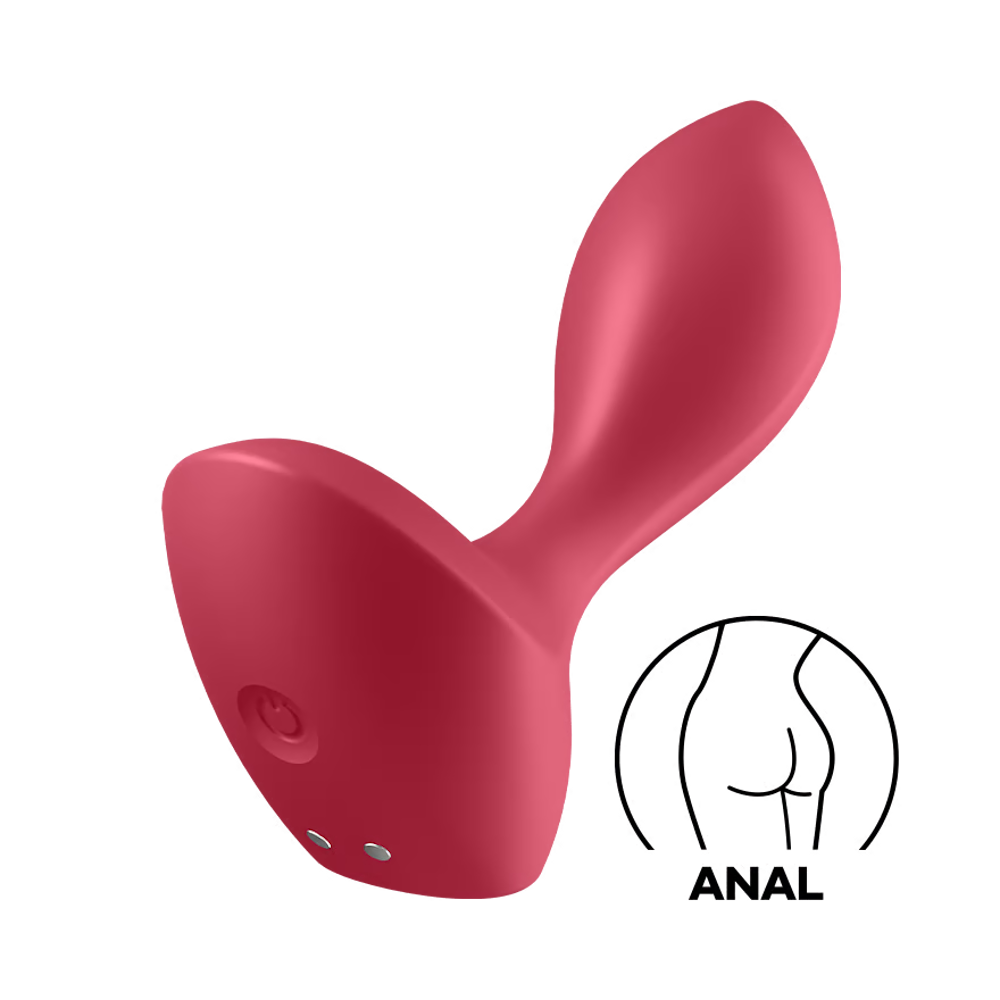 Satisfyer Backdoor Lover Plug Vibrator - Red