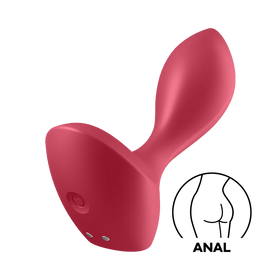 Satisfyer Backdoor Lover Plug Vibrator - Red