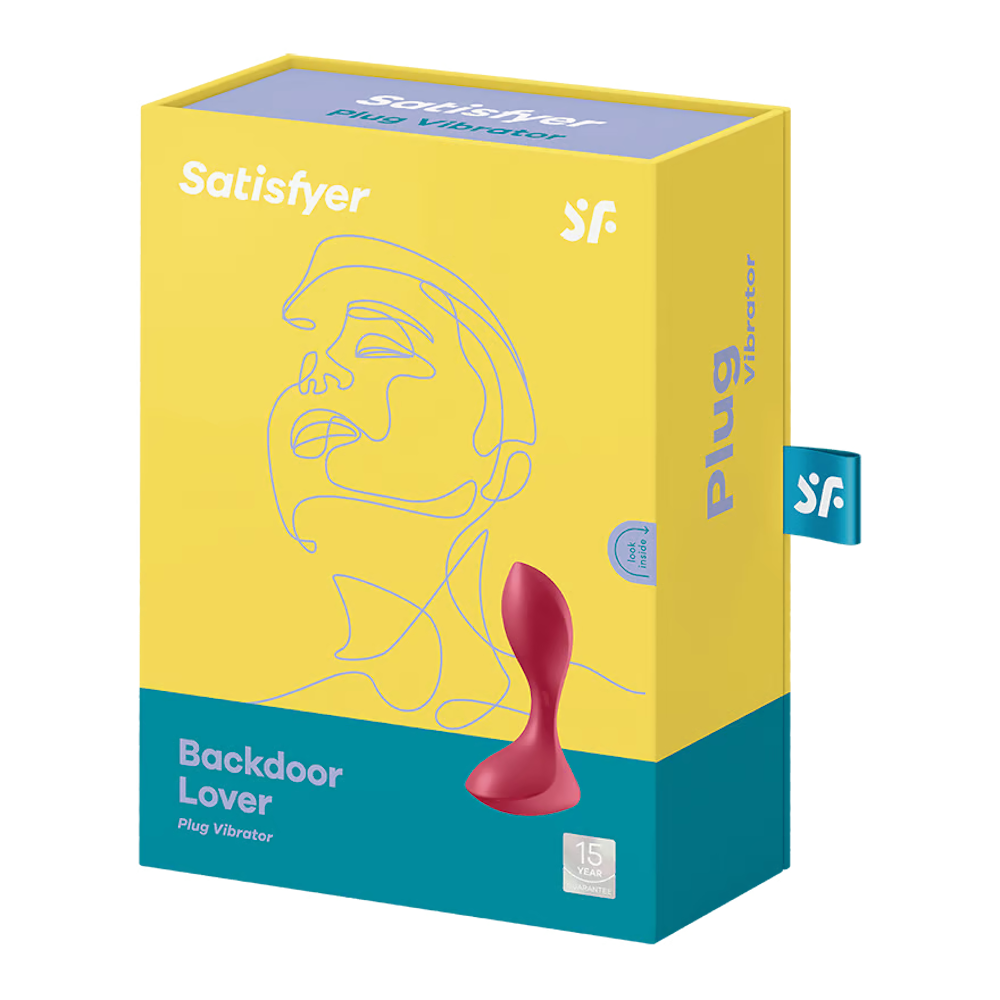 Satisfyer Backdoor Lover Plug Vibrator - Red