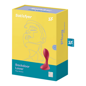 Satisfyer Backdoor Lover Plug Vibrator - Red