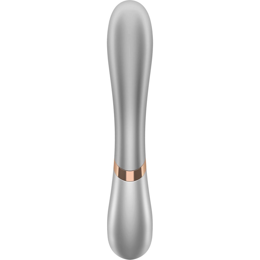 Satisfyer Hot Lover Vibrator - Silver/Champagne