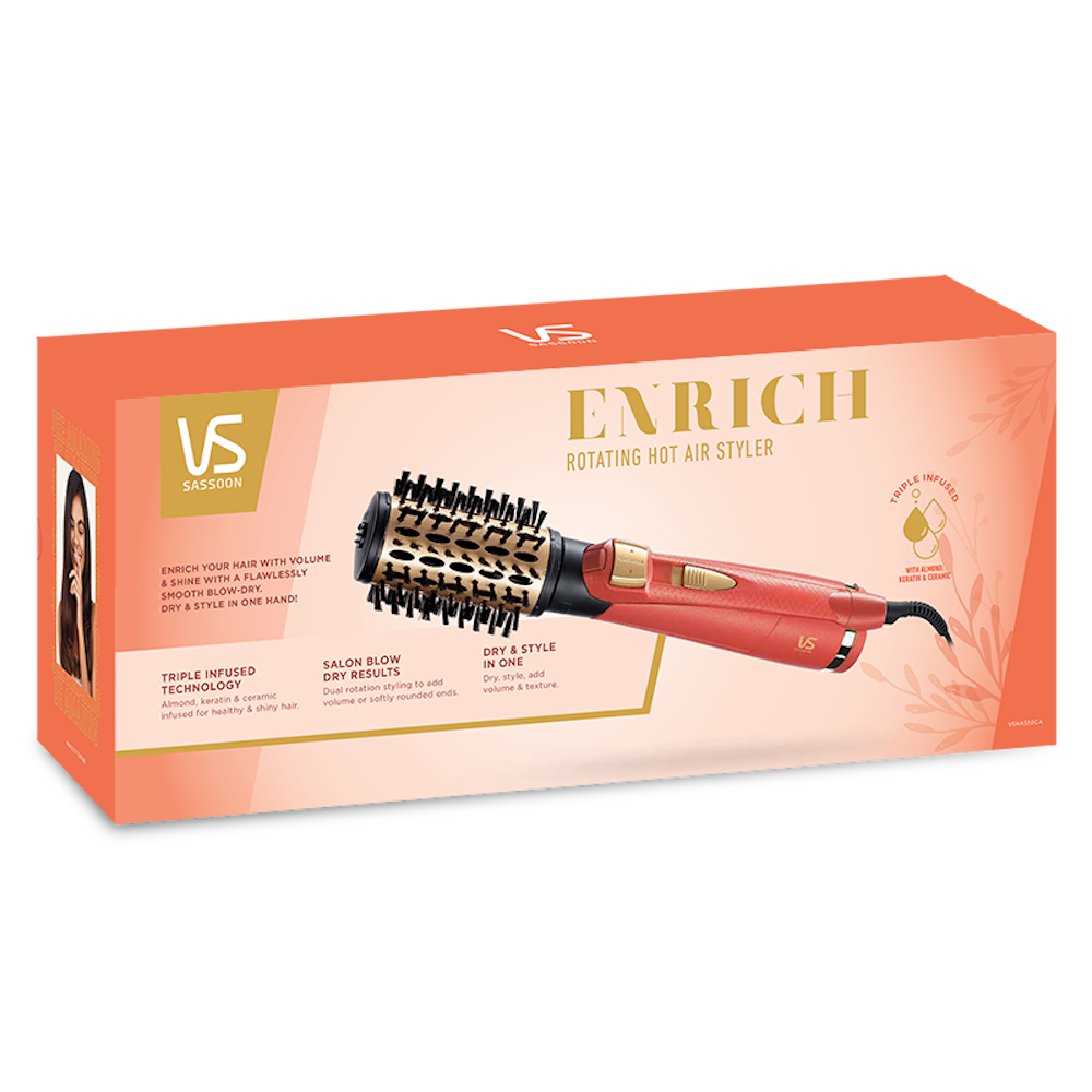 VS Sassoon ENRICH Rotating Hot Air Styler