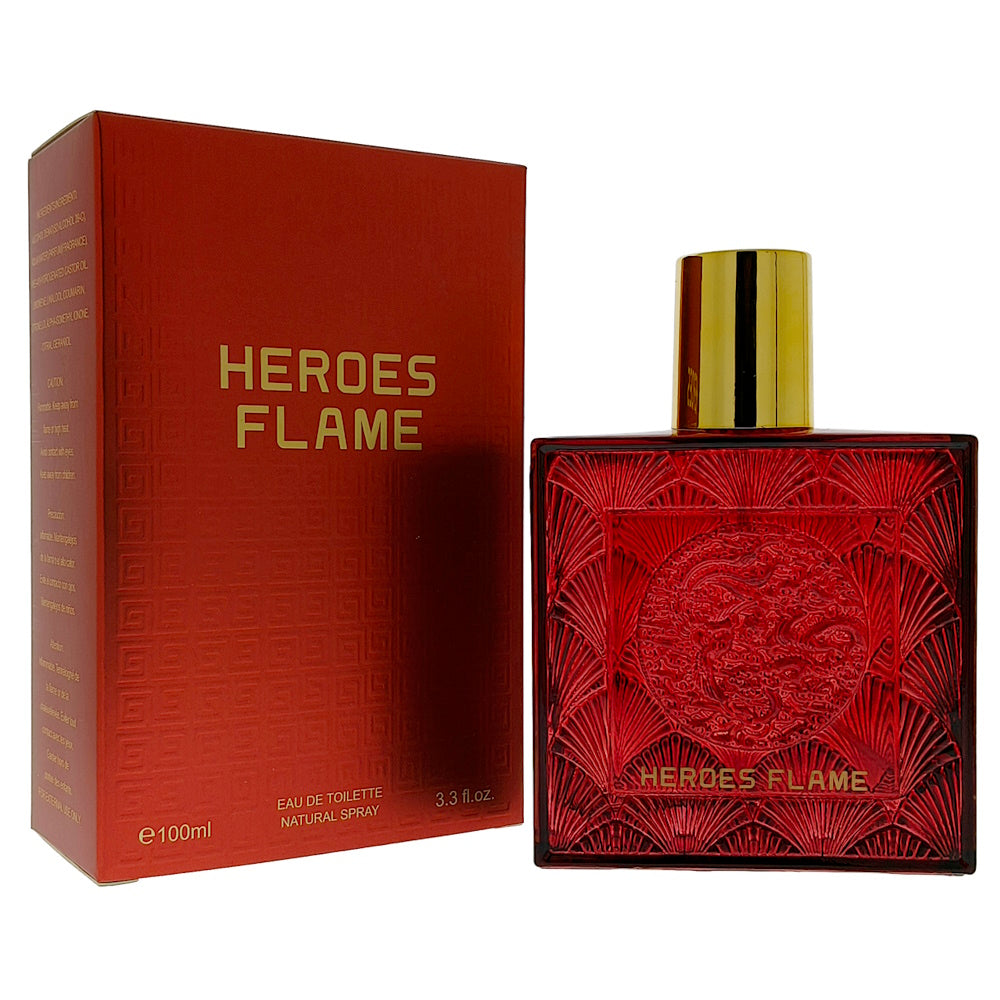 Dupe for Eros Flame by Versace - HEROES FLAME 100mL EDT Spray