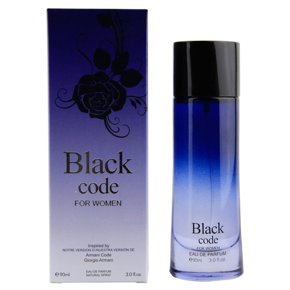 Dupe for Armani Code by Giorgio Armani - Black Code for Women 90mL EDP Spray