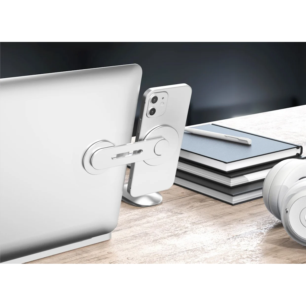 Magnetic Laptop Phone Holder Compatible with Magsafe iPhone