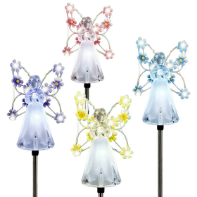 4 pcs. Solar Angel Garden Stake Lights