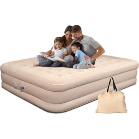 Automatic Inflatable Air Mattress with Built-In Pump