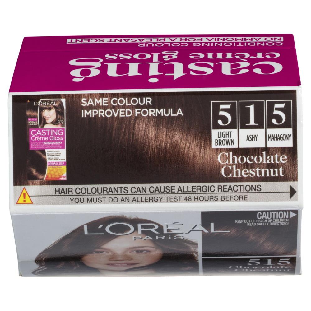 L'Oréal Paris Casting Crème Gloss Conditioning Hair Colour - 515 Chocolate Chestnut