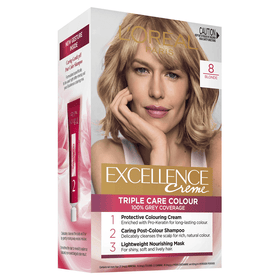 L'Oréal Paris Excellence Creme Hair Colour - 8 Blonde