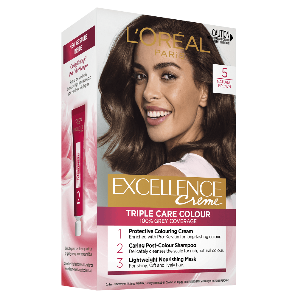 L'Oréal Paris Excellence Creme Hair Colour - 5 Brown