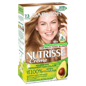 GARNIER Nutrisse Nourishing Permanent Hair Colour - 7.3 Honey Dip