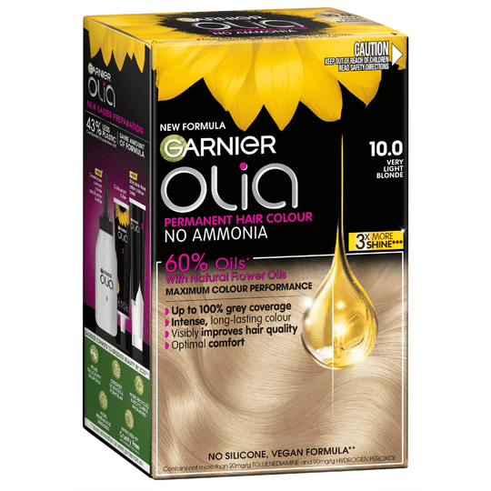 GARNIER Olia Permanent Hair Colour - 10.0 Very Light Blonde