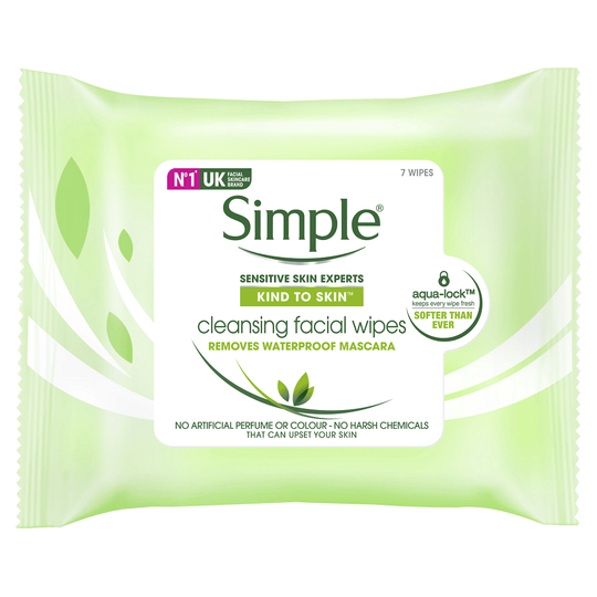 Simple Cleansing Facial Wipes 7ea