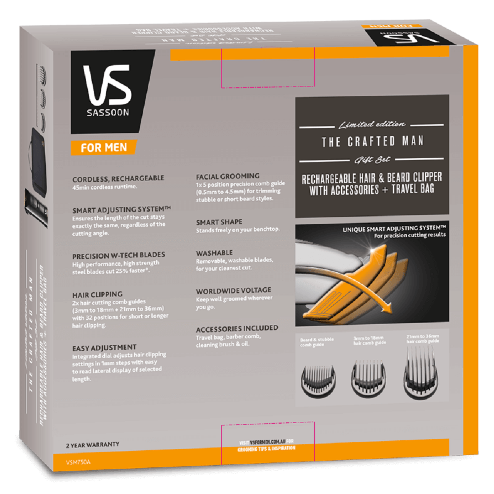 VS Sassoon for Men Limited Edition The Crafted Man Gift Set