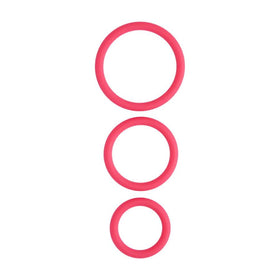 Share Satisfaction Stamina C-Ring Set - Pink