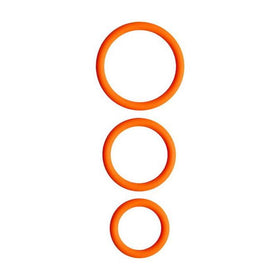 Share Satisfaction Stamina C-Ring Set - Orange