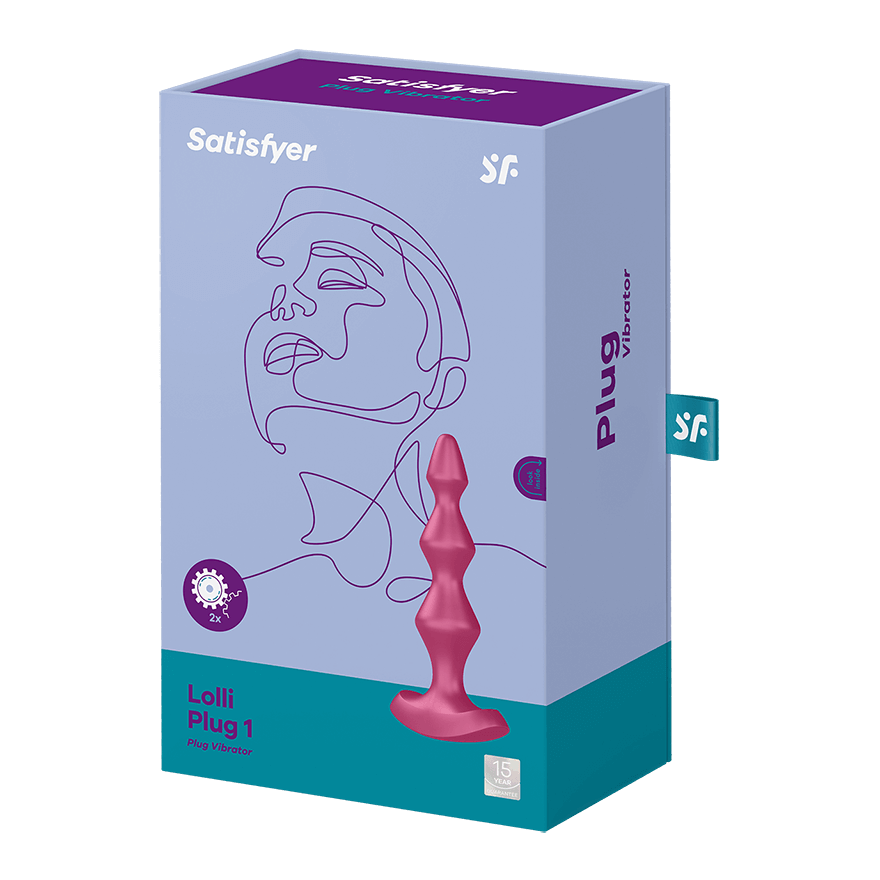 Satisfyer Lolli Plug 1 Vibrator - Bordeaux