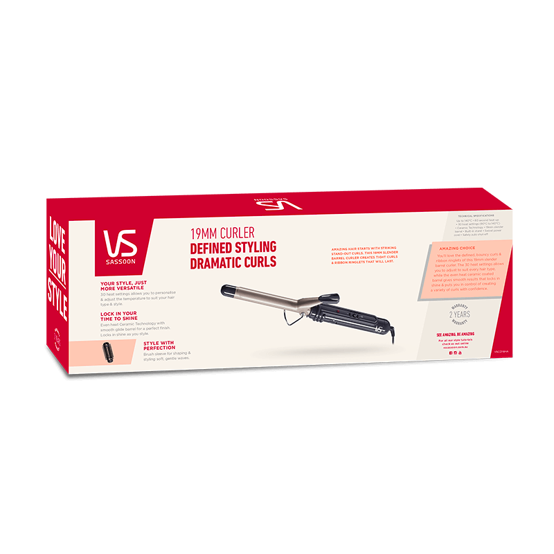 VS Sassoon 19mm Ceramic Curler