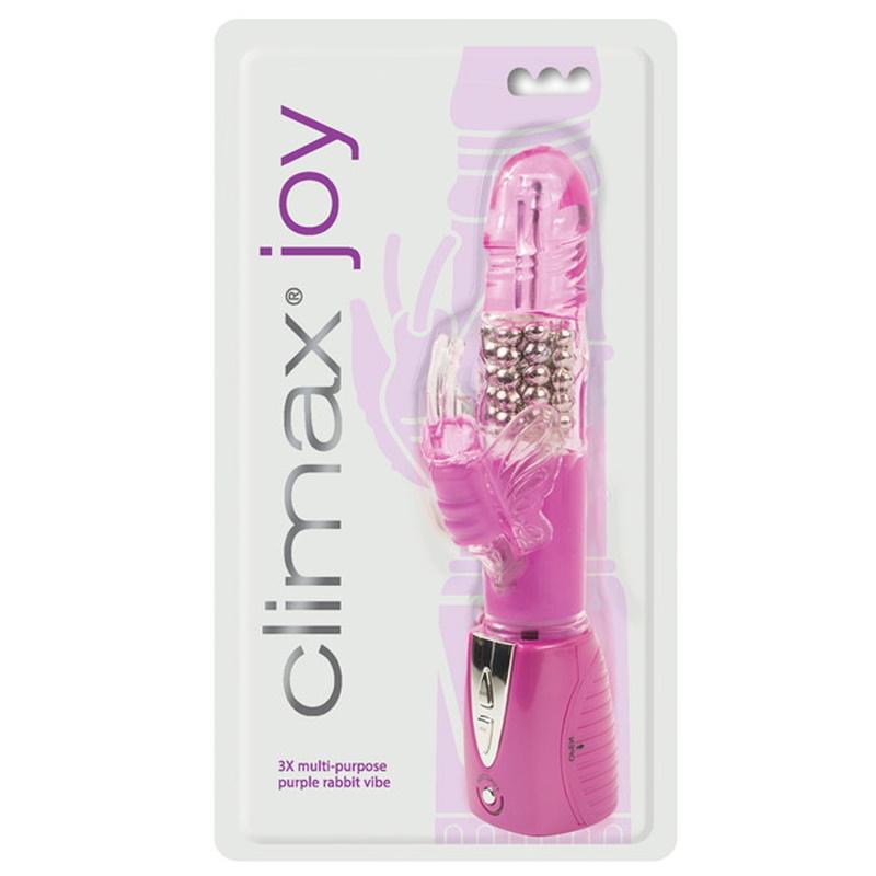 Climax Joy 3x Multi-Purpose Rabbit Vibe - Purple