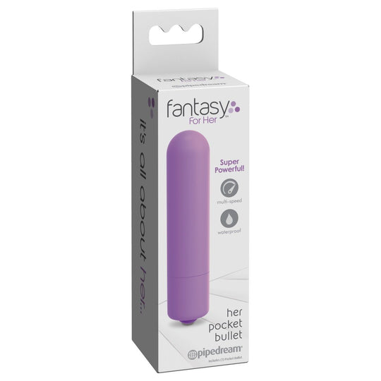 Fantasy For Her Vibrating Pocket Bullet - Purple