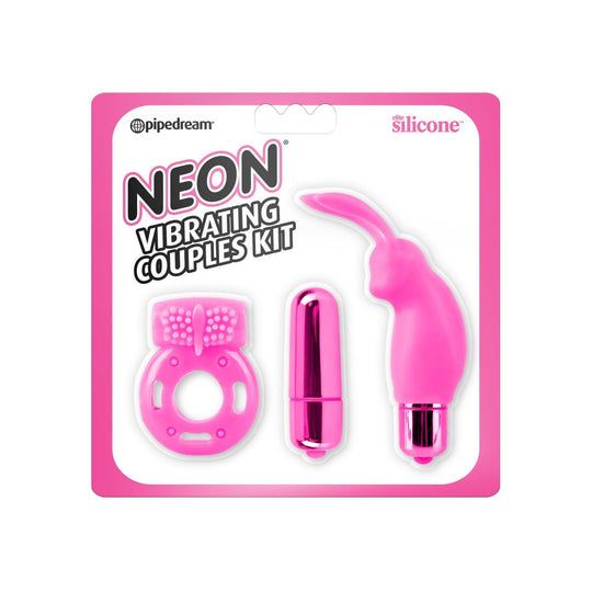 NEON Vibrating Couples Kit - Pink